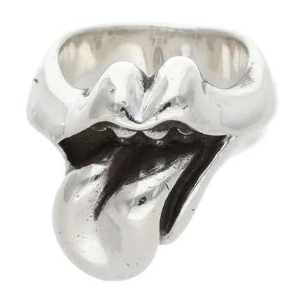 Chrome Hearts LIP TONGUE-MD 925 Silver Ring Size ONE SIZE