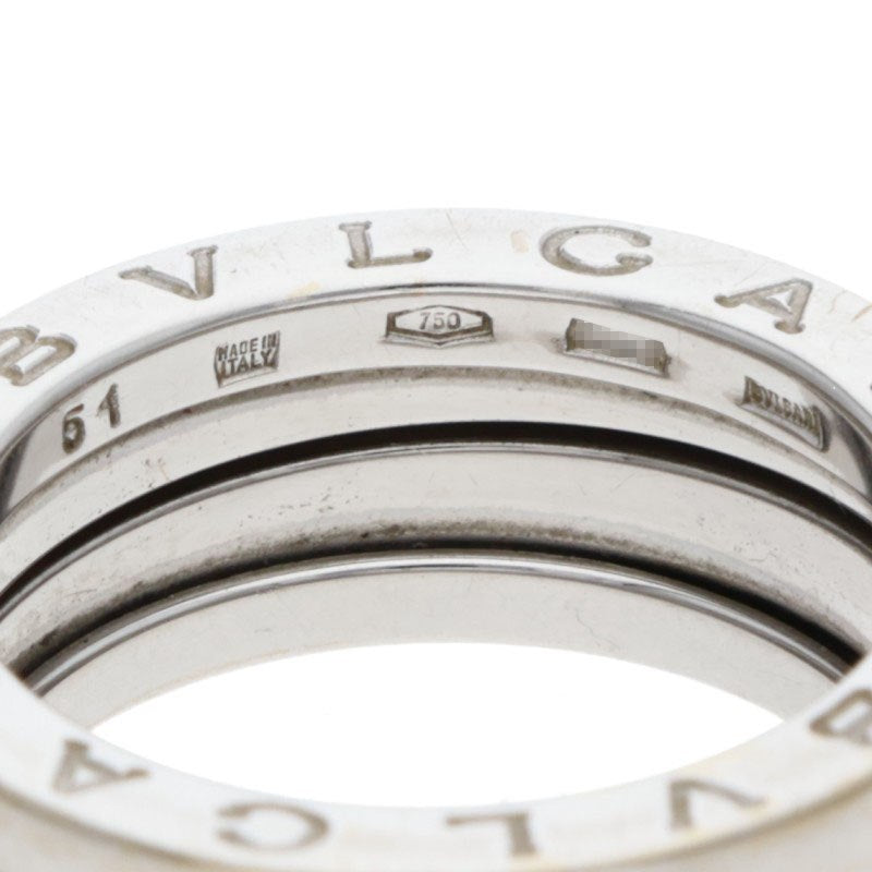 BVLGARI B-ZERO1 18K White Gold Ring Size ONE SIZE