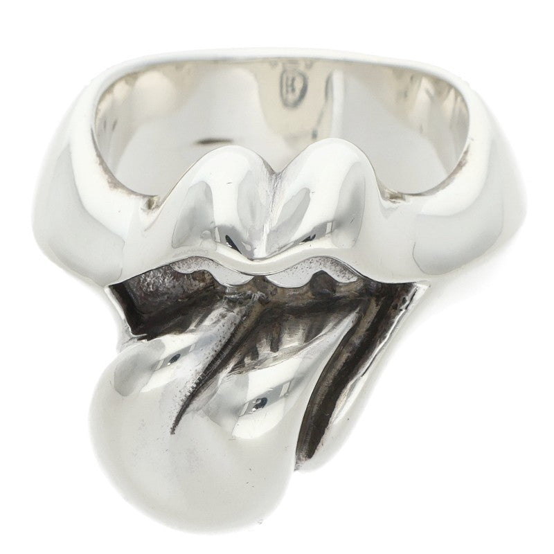 Chrome Hearts LIP TONGUE-MD 925 Silver Ring Size ONE SIZE