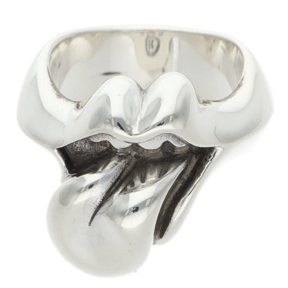 Chrome Hearts LIP TONGUE-MD 925 Silver Ring Size ONE SIZE