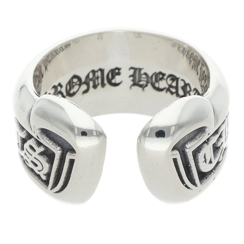 Chrome Hearts SM SCROLL LABEL 925 Silver Ring Size ONE SIZE