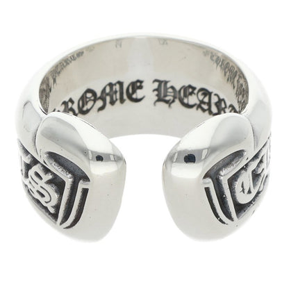 Chrome Hearts SM SCROLL LABEL 925 Silver Ring Size ONE SIZE