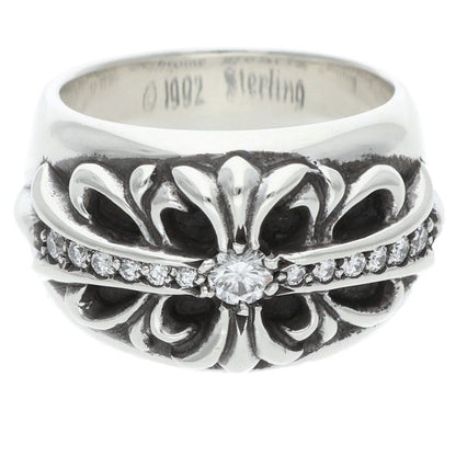 Chrome Hearts FLRL CRS Pave Diamond Silver Size ONE SIZE