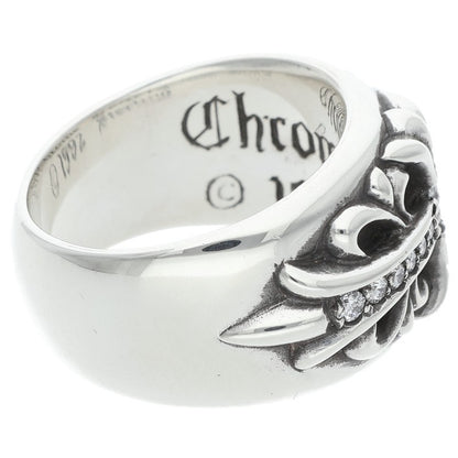 Chrome Hearts FLRL CRS Pave Diamond Silver Size ONE SIZE