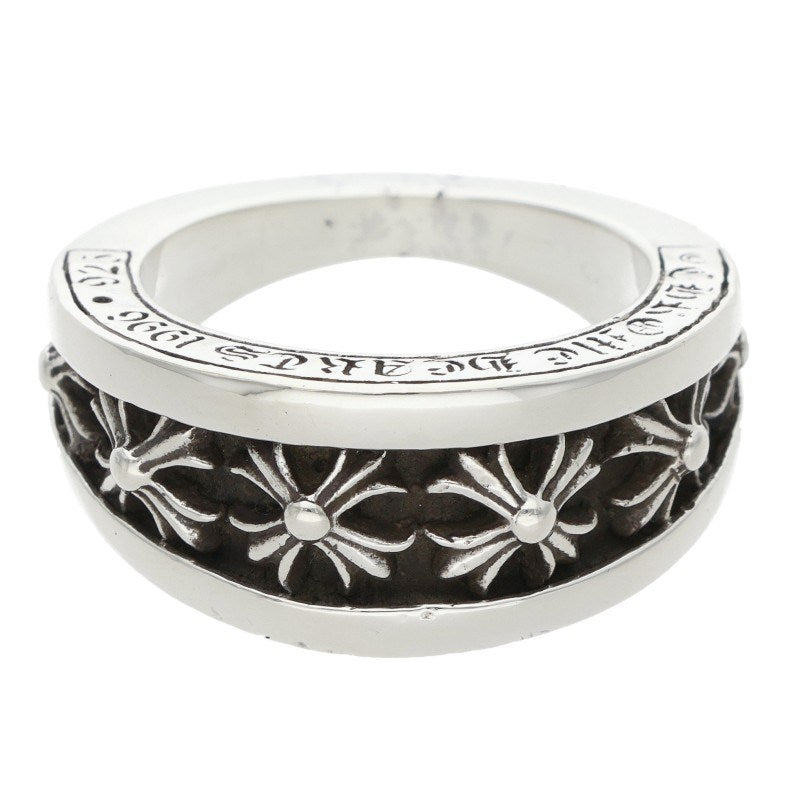 Chrome Hearts NARROW V CH X 925 Silver Ring Size ONE SIZE
