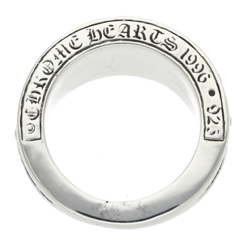 Chrome Hearts NARROW V CH X 925 Silver Ring Size ONE SIZE