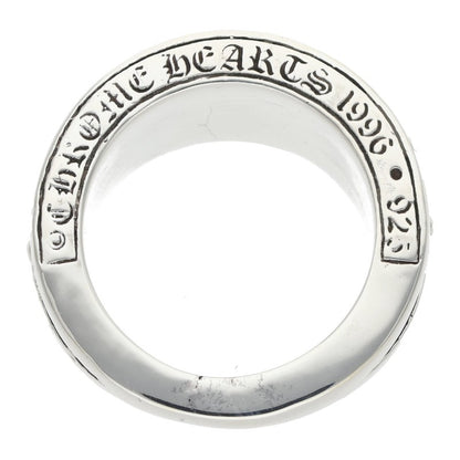 Chrome Hearts NARROW V CH X 925 Silver Ring Size ONE SIZE