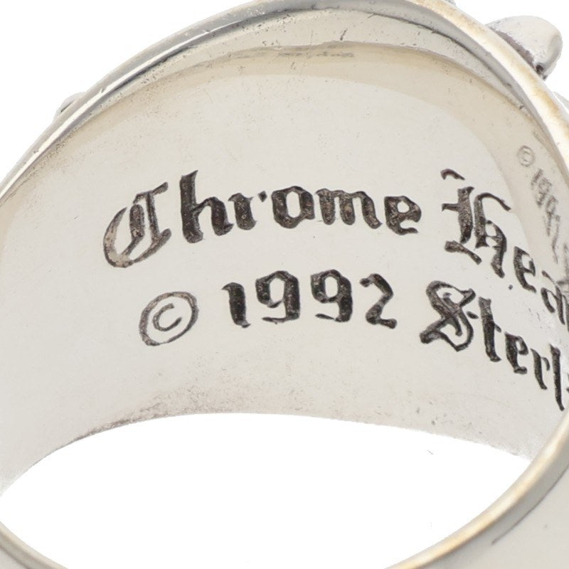 Chrome Hearts Keeper Sterling Silver Ring Size ONE SIZE