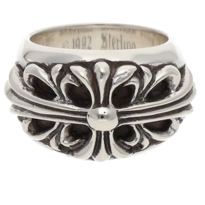 Chrome Hearts FLRL CRS Sterling Silver Ring Size ONE SIZE