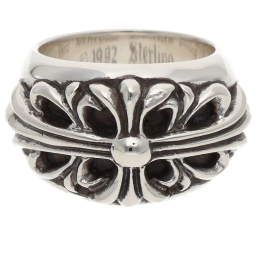 Chrome Hearts FLRL CRS Sterling Silver Ring Size ONE SIZE