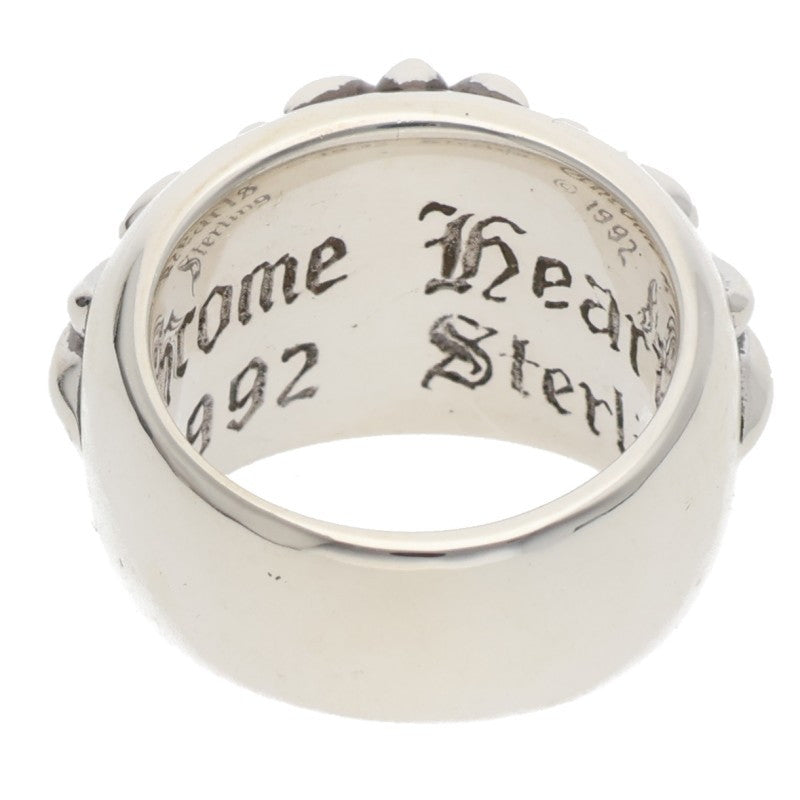 Chrome Hearts FLRL CRS Sterling Silver Ring Size ONE SIZE