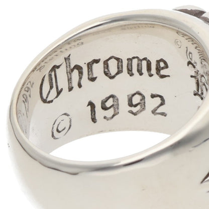 Chrome Hearts FLRL CRS Sterling Silver Ring Size ONE SIZE