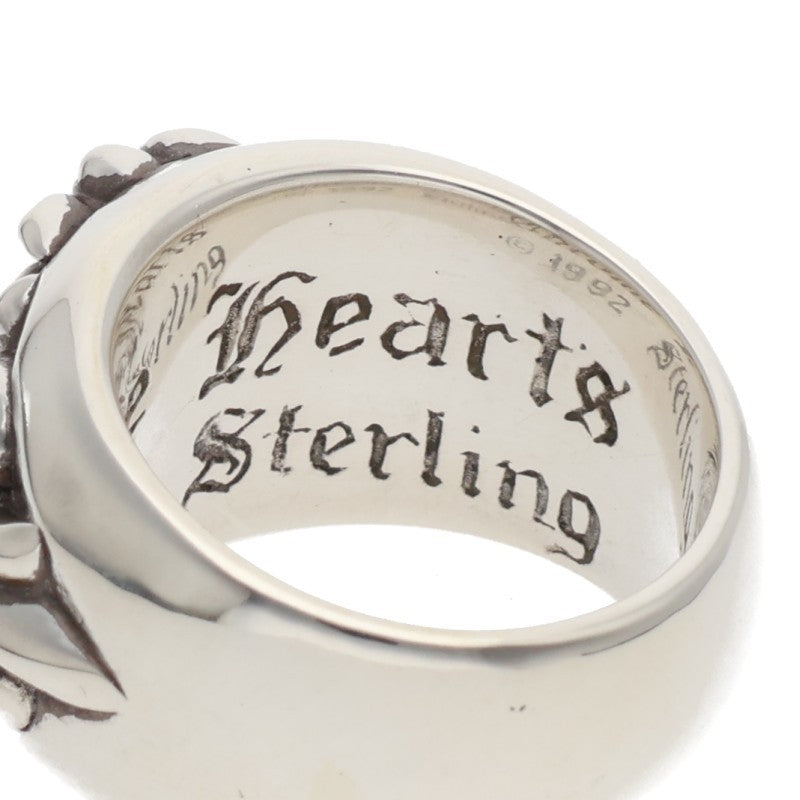 Chrome Hearts FLRL CRS Sterling Silver Ring Size ONE SIZE