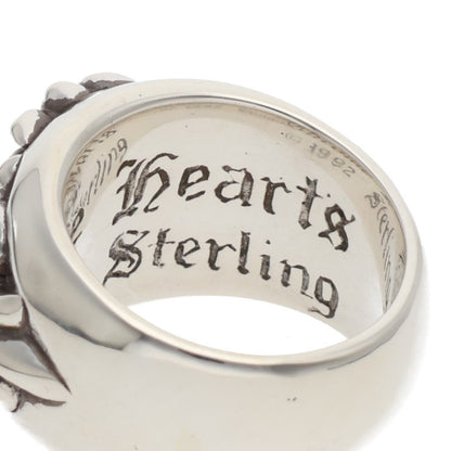 Chrome Hearts FLRL CRS Sterling Silver Ring Size ONE SIZE