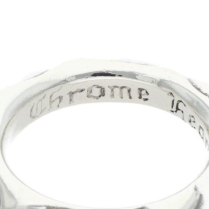 Chrome Hearts SCRL BAND 925 Silver Ring Size ONE SIZE