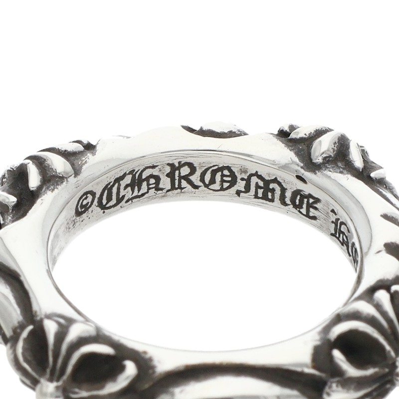 Chrome Hearts SBT BAND 925 Silver Ring Size ONE SIZE