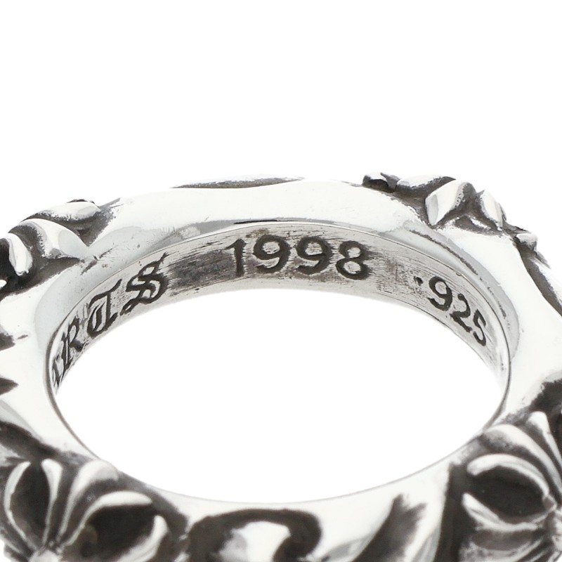 Chrome Hearts SBT BAND 925 Silver Ring Size ONE SIZE