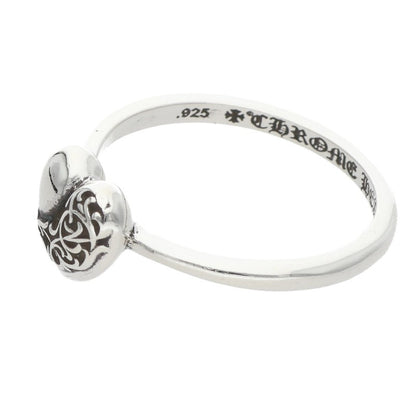 Chrome Hearts BUBBLGM HEART 925 Silver Ring Size ONE SIZE