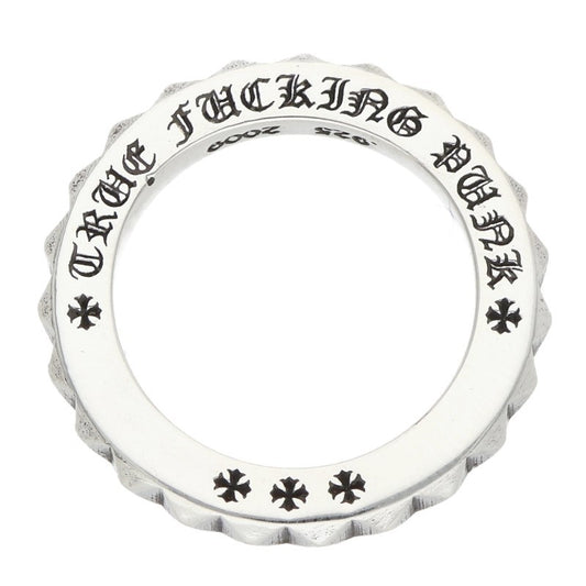 Chrome Hearts TFP PNK BIG 925 Silver Ring Size ONE SIZE