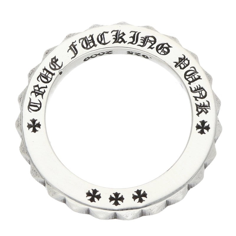 Chrome Hearts TFP PNK BIG 925 Silver Ring Size JP 7