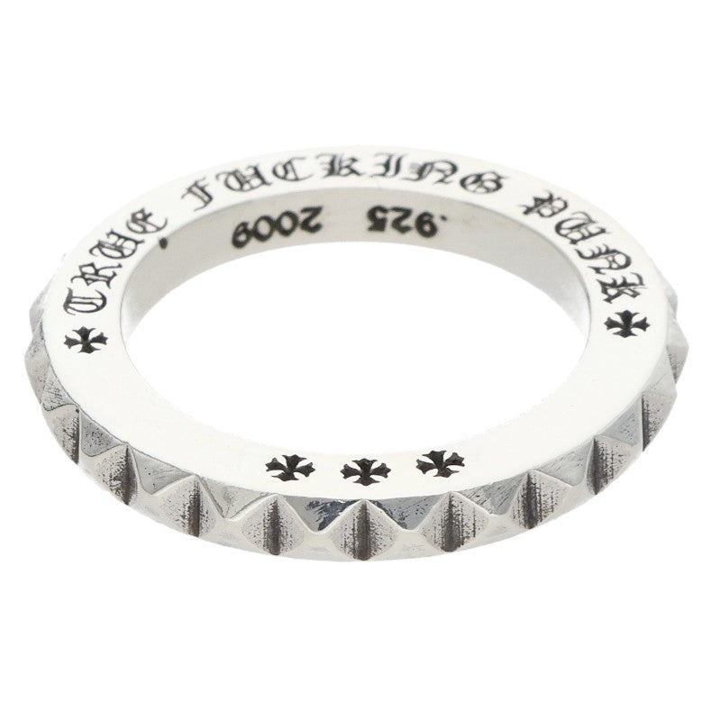 Chrome Hearts TFP PNK BIG 925 Silver Ring Size JP 7