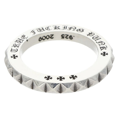 Chrome Hearts TFP PNK BIG 925 Silver Ring Size JP 7