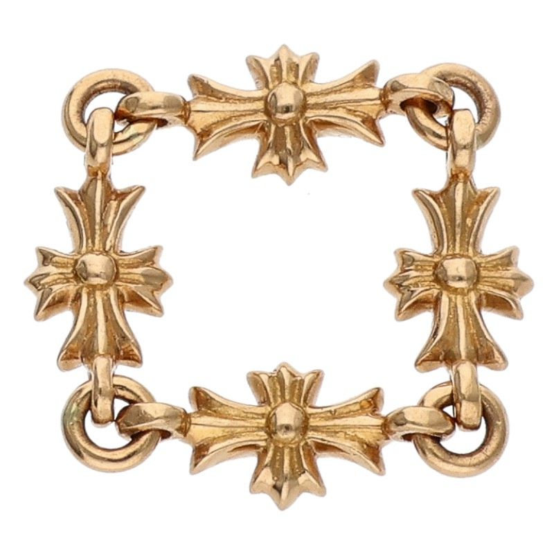 Chrome Hearts 22K Tiny ECH Plus Ring Multi Size ONE SIZE