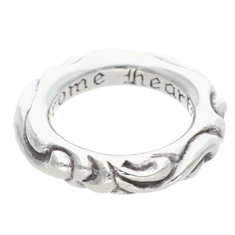 Chrome Hearts SCRL BAND Silver Ring Size ONE SIZE