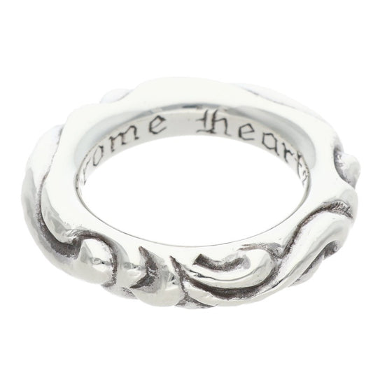 Chrome Hearts SCRL BAND Silver Ring Size ONE SIZE