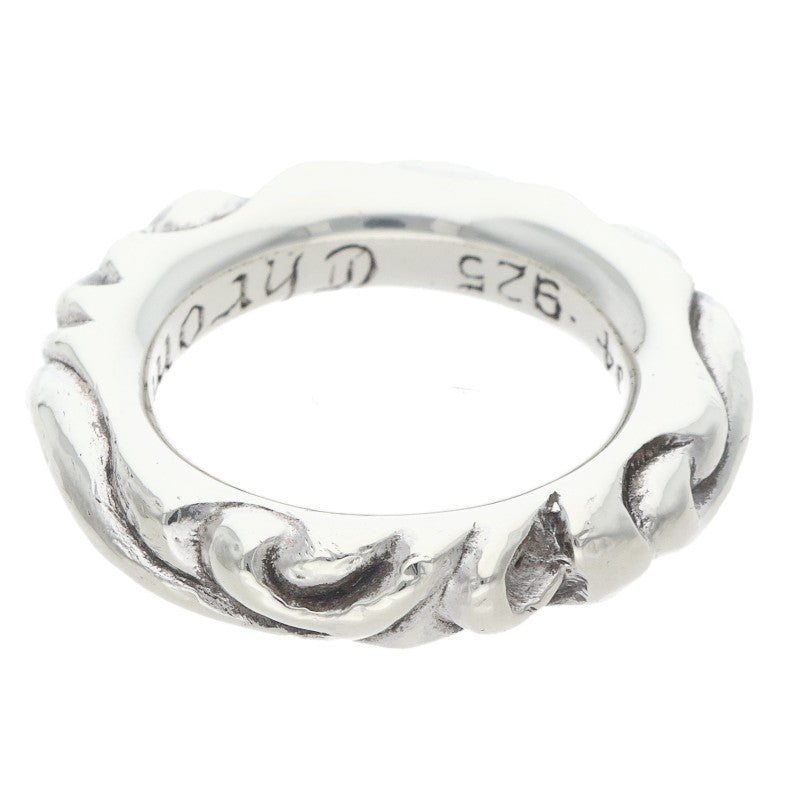 Chrome Hearts SCRL BAND Silver Ring Size ONE SIZE