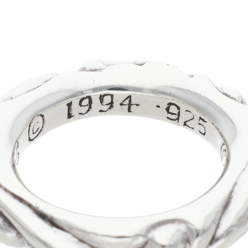 Chrome Hearts SCRL BAND Silver Ring Size ONE SIZE