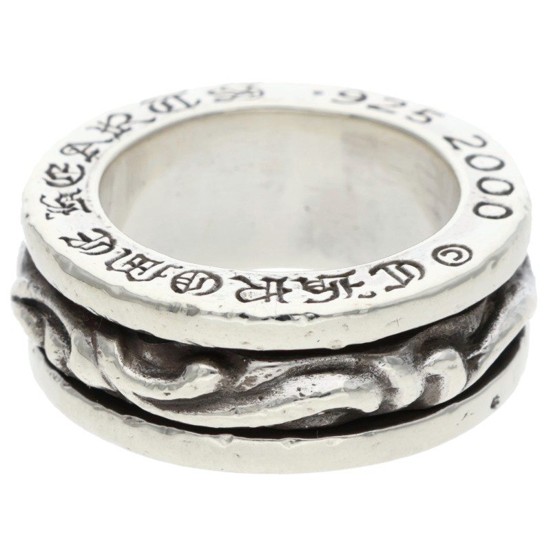 Chrome Hearts RING SPINNER SCROLL Silver Ring Size ONE SIZE