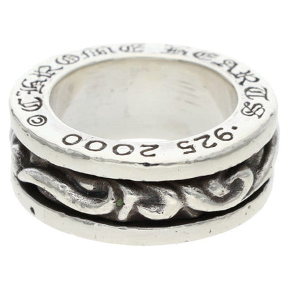 Chrome Hearts RING SPINNER SCROLL Silver Ring Size ONE SIZE