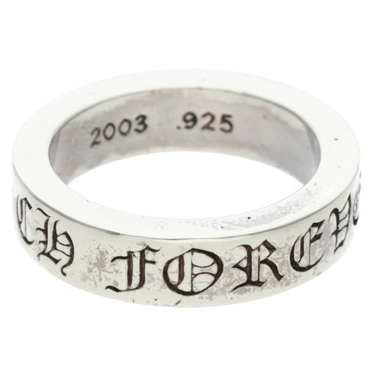 Chrome Hearts 6mm SPACER FOREVER Silver Ring Size ONE SIZE