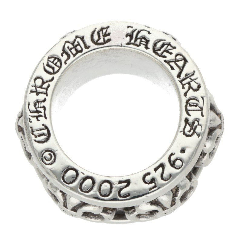 Chrome Hearts RING SPINNER BS FLUER Silver Size ONE SIZE