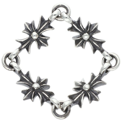 Chrome Hearts RING TNY E CH PLS Silver Ring Size US 6.5
