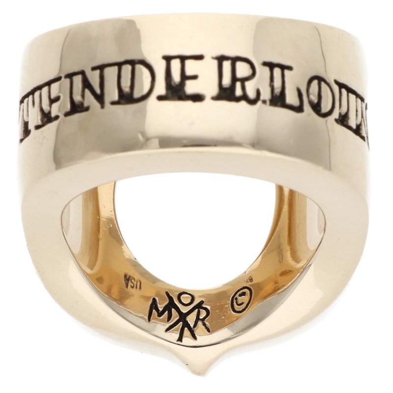 TENDERLOIN 8K After Diamond Horseshoe Ring Size ONE SIZE