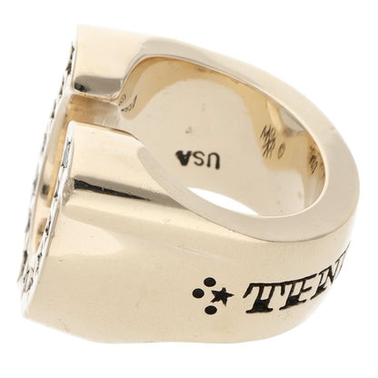 TENDERLOIN 8K After Diamond Horseshoe Ring Size ONE SIZE