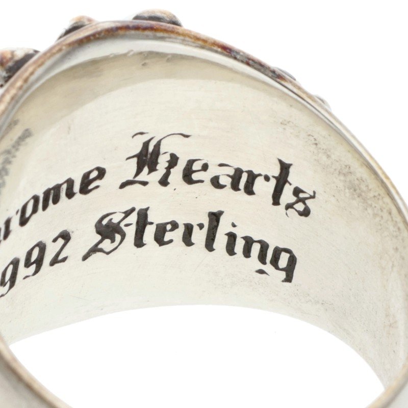 Chrome Hearts KEEPER Silver Ring Size ONE SIZE