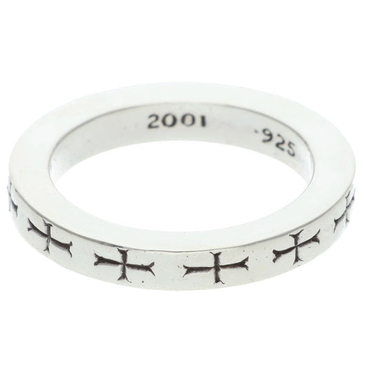 Chrome Hearts 3mm Spacer FUCKYOU Silver Ring Size 16.5