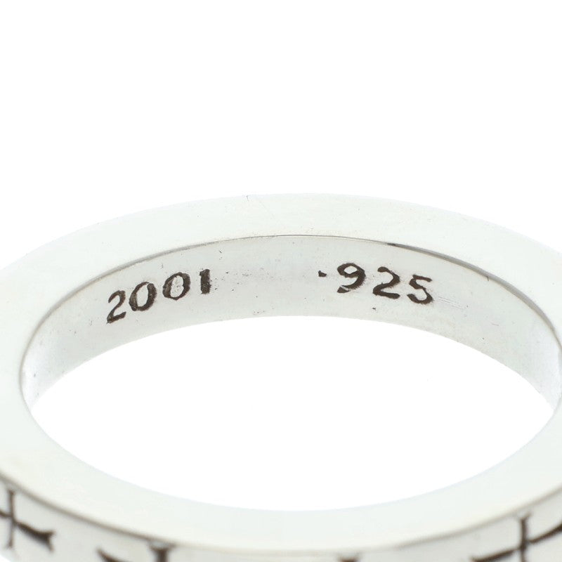 Chrome Hearts 3mm Spacer FUCKYOU Silver Ring Size 16.5