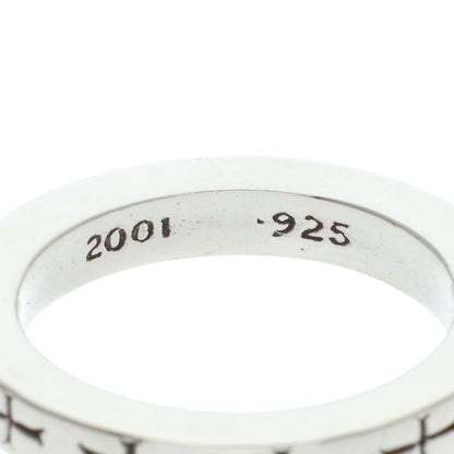 Chrome Hearts 3mm Spacer FUCKYOU Silver Ring Size 16.5