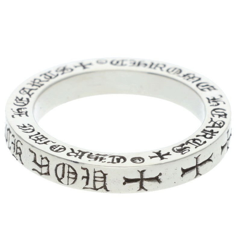 Chrome Hearts 3mm Spacer FUCKYOU Silver Ring Size 16.5
