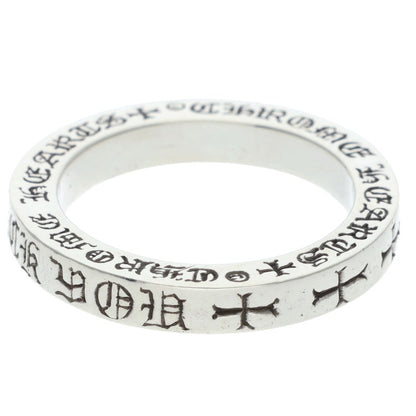 Chrome Hearts 3mm Spacer FUCKYOU Silver Ring Size 16.5