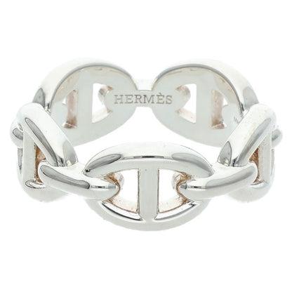HERMES Chaine d'Ancre Enchainee PM Silver Ring Size ONE SIZE