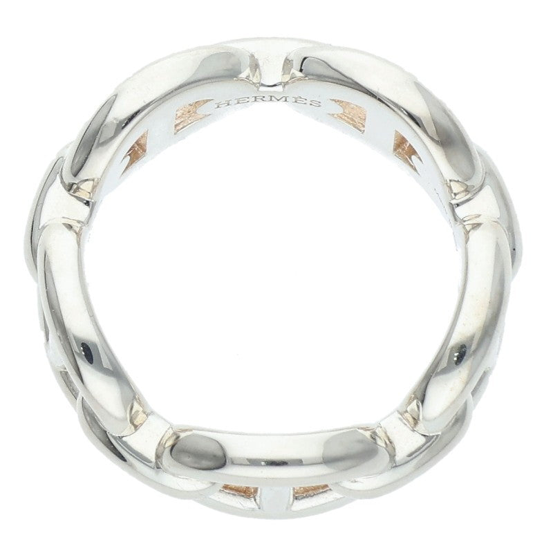 HERMES Chaine d'Ancre Enchainee PM Silver Ring Size ONE SIZE