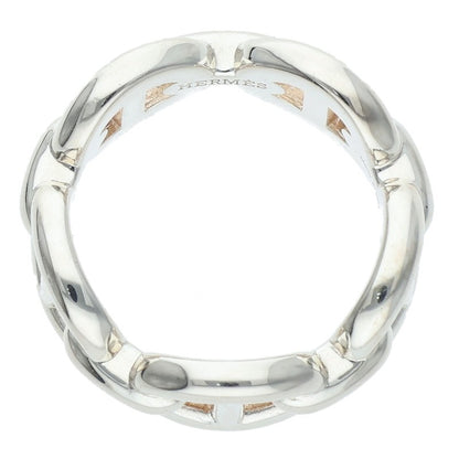 HERMES Chaine d'Ancre Enchainee PM Silver Ring Size ONE SIZE