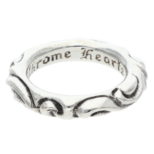 Chrome Hearts SCRL BAND Silver Ring Size ONE SIZE