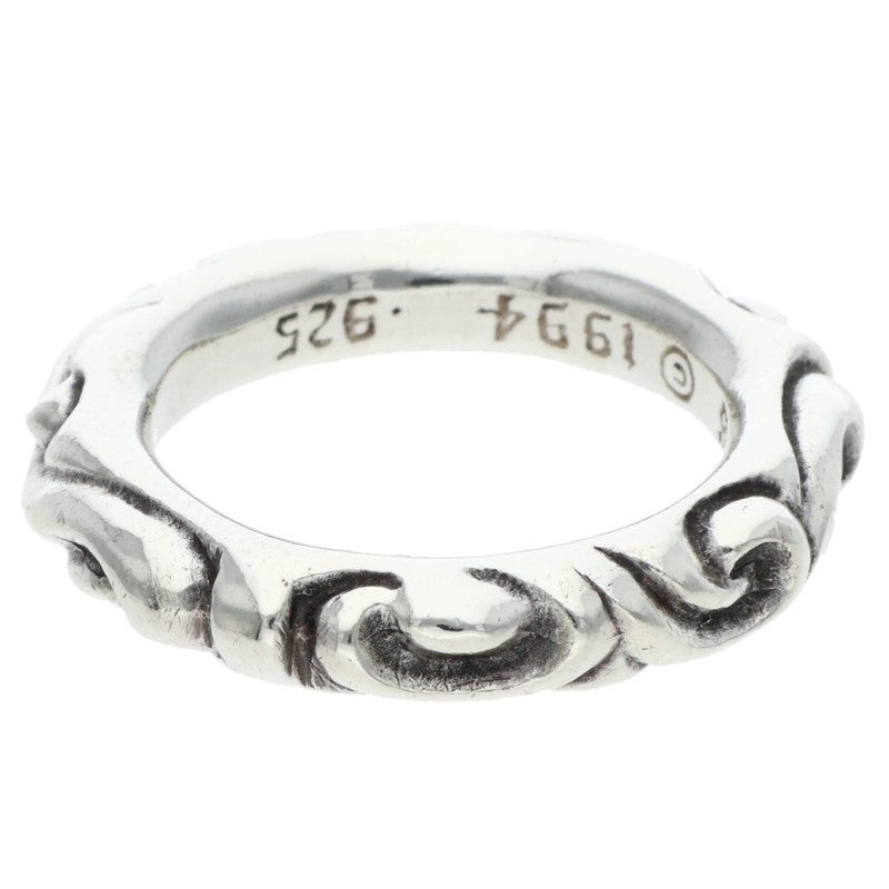 Chrome Hearts SCRL BAND Silver Ring Size ONE SIZE