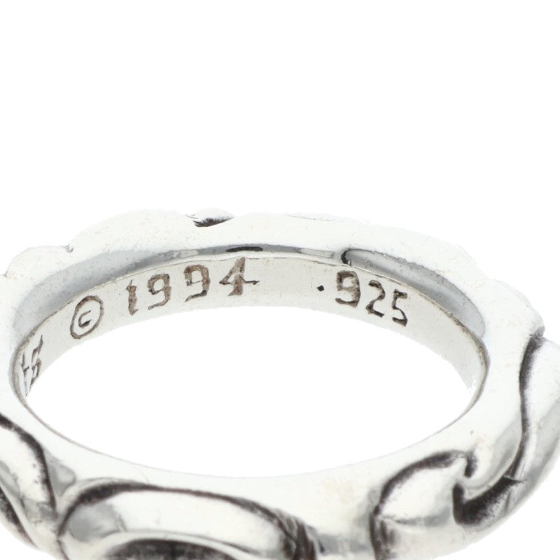 Chrome Hearts SCRL BAND Silver Ring Size ONE SIZE
